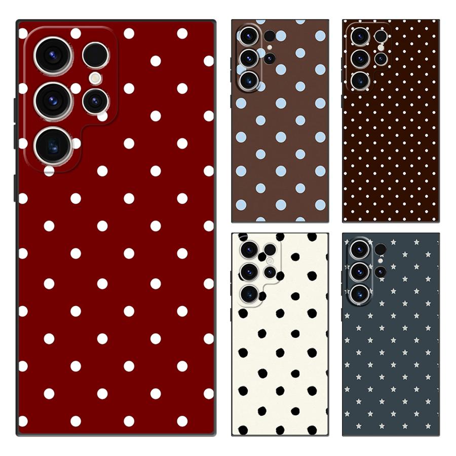 Retro Polka Dots Funda Phone C - Tablet S9 Fe Accessories ulasan dan harga