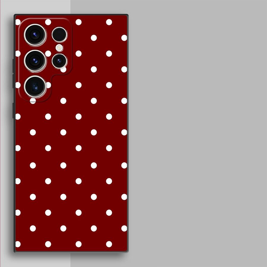 Retro Polka Dots Funda Phone C - Tablet S9 Fe Accessories ulasan dan harga