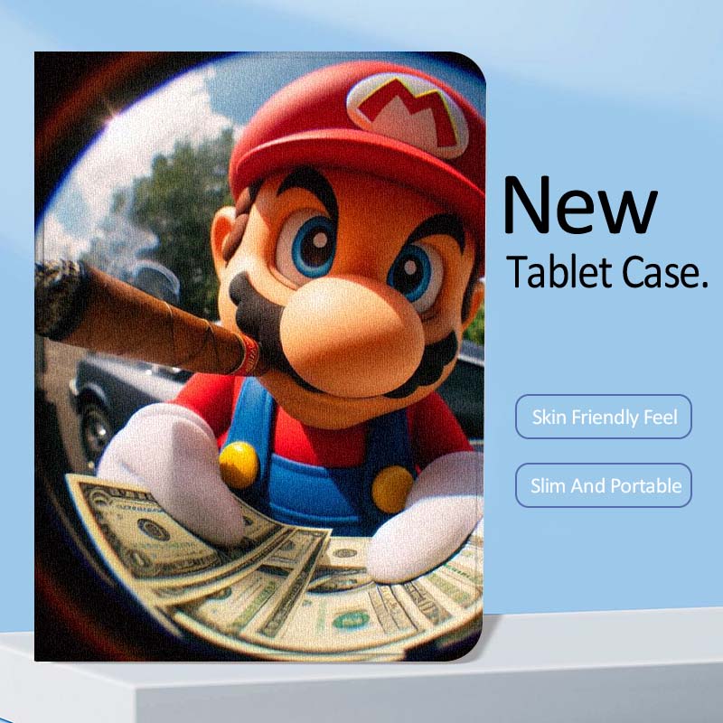 Cartoon M-Marios Art For Samsu - Samsung Tablet S9 Accessories ulasan dan harga