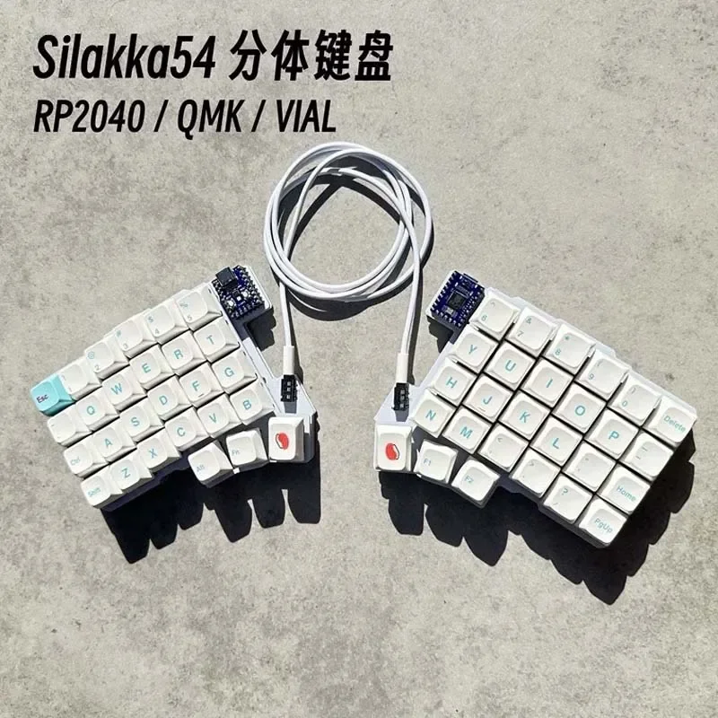 Silakka54 Split Keyboard Wired - Tablet Accessories Gifts ulasan dan harga
