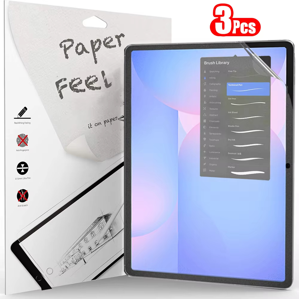 3Pcs Paper Feel Like Screen Pr - Tablet S9 Fe Accessories ulasan dan harga