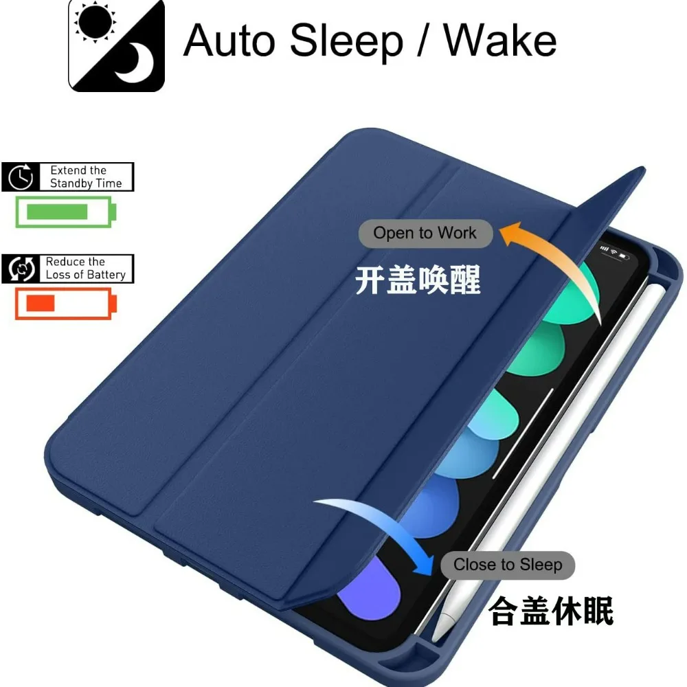 Smart Case For iPad Mini 7 202 - Ipad Cover Folio ulasan dan harga
