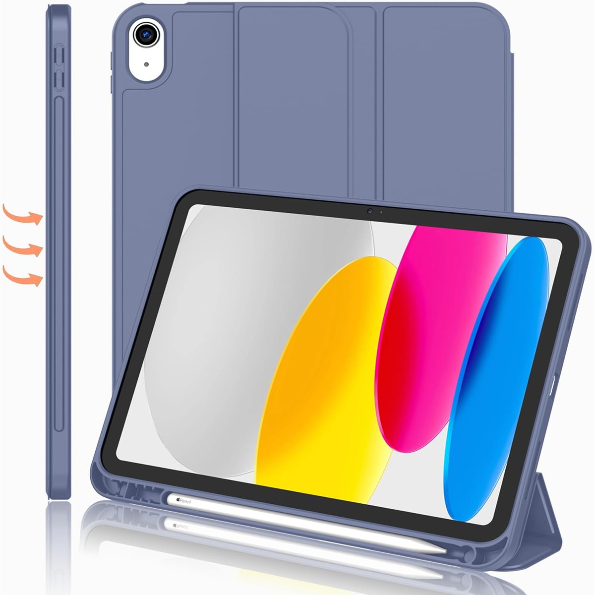 With Pencil Holder Funda for I - Ipad Cover Folio ulasan dan harga