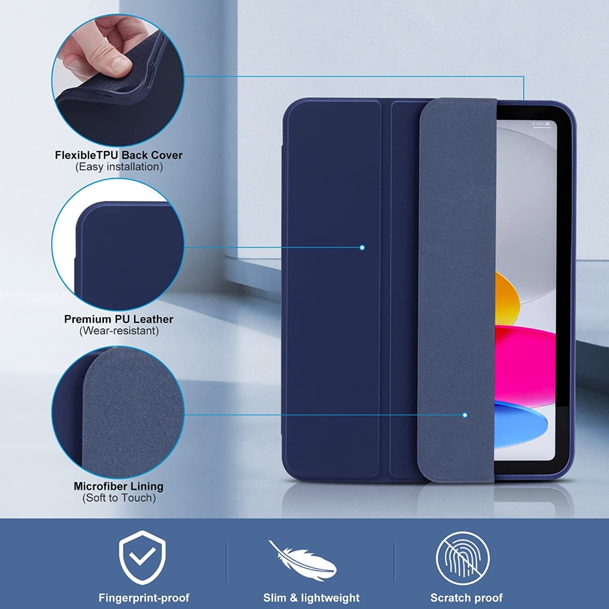 With Pencil Holder Funda for I - Ipad Cover Folio ulasan dan harga