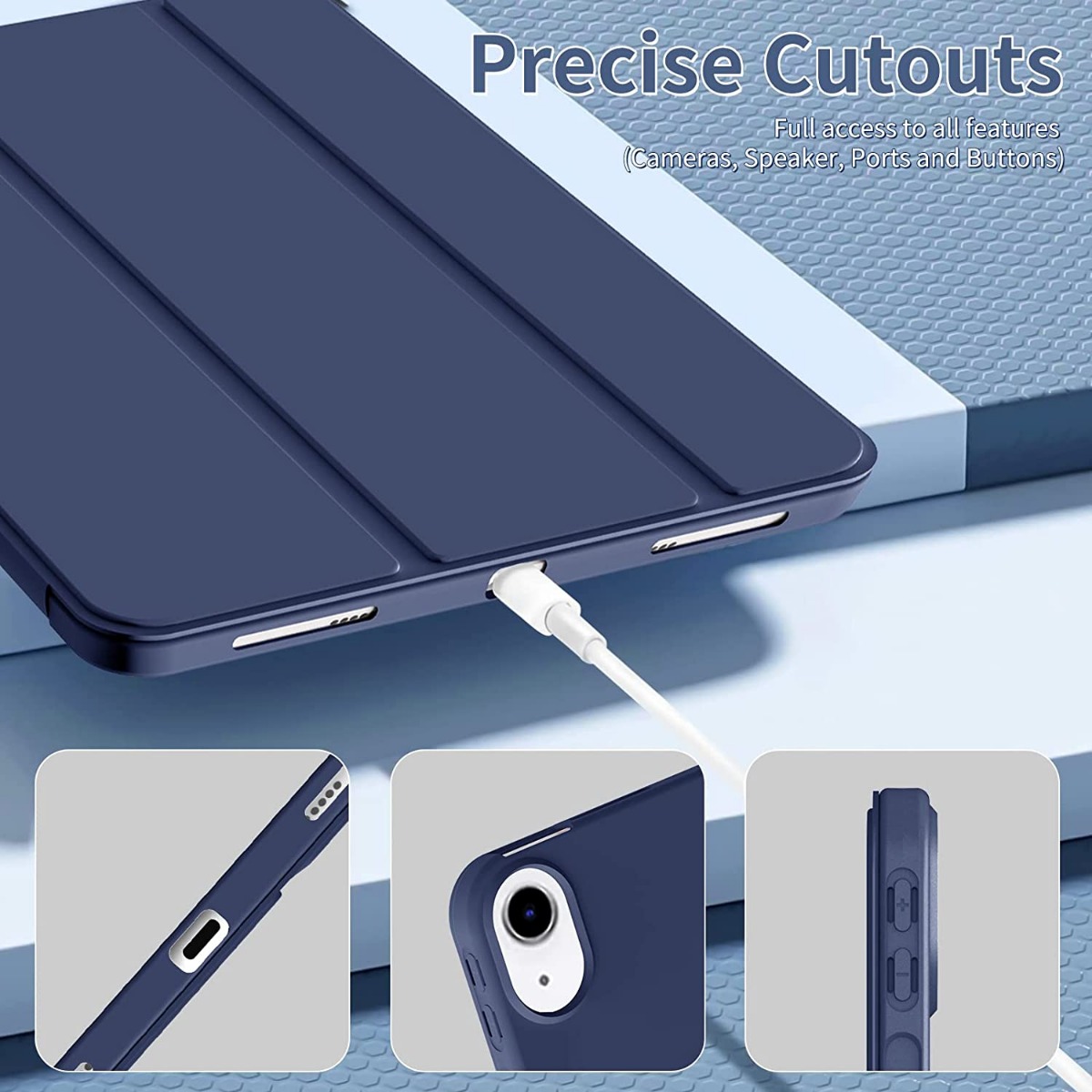 With Pencil Holder Funda for I - Ipad Cover Folio ulasan dan harga