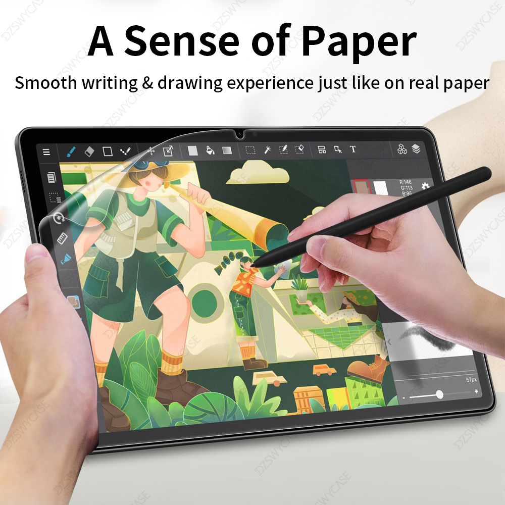 2Pcs Paper Film Like Screen Pr - Tablet S9 Fe Accessories ulasan dan harga