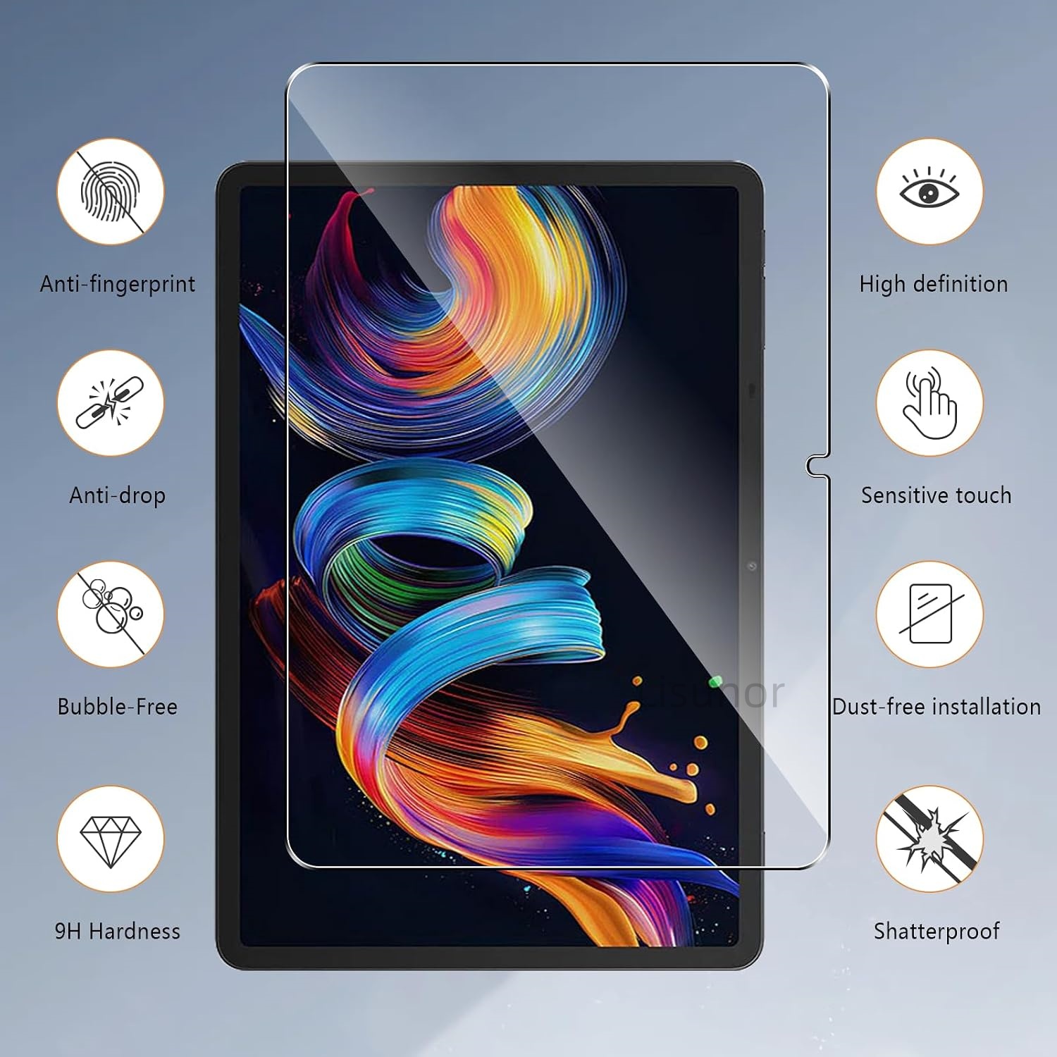 1PCS 9H Tempered Glass Tablet  - Tcl Tablet Accessories ulasan dan harga