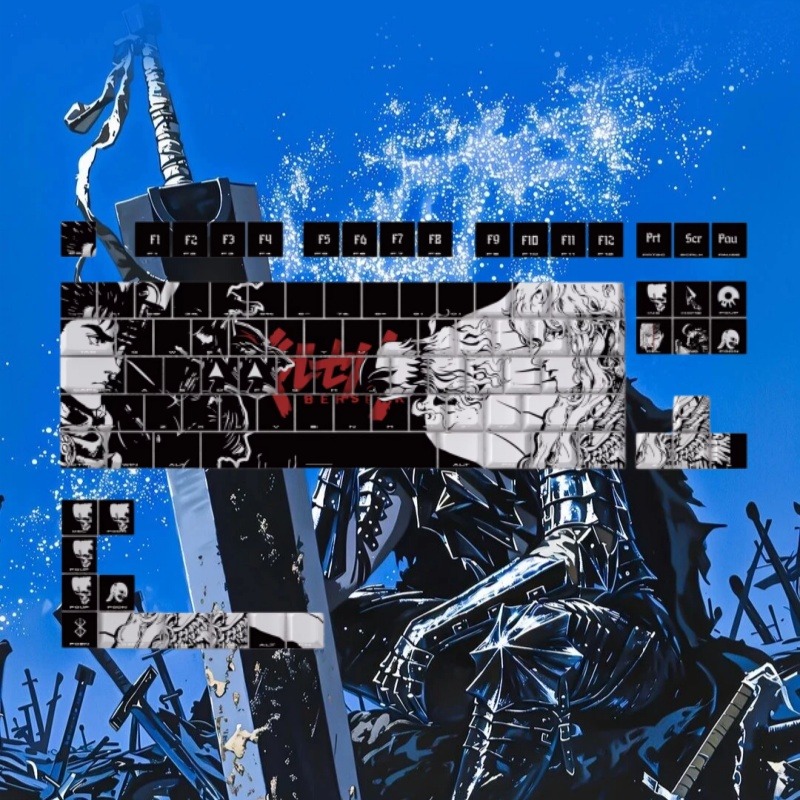BERSERK Theme Anime Keycap 98  - Tablet Accessories Gifts ulasan dan harga