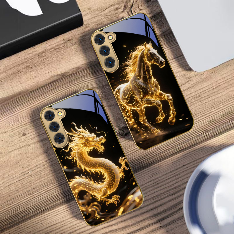 Golden Dragon Totem For Samsun - Tablet S9 Fe Accessories ulasan dan harga