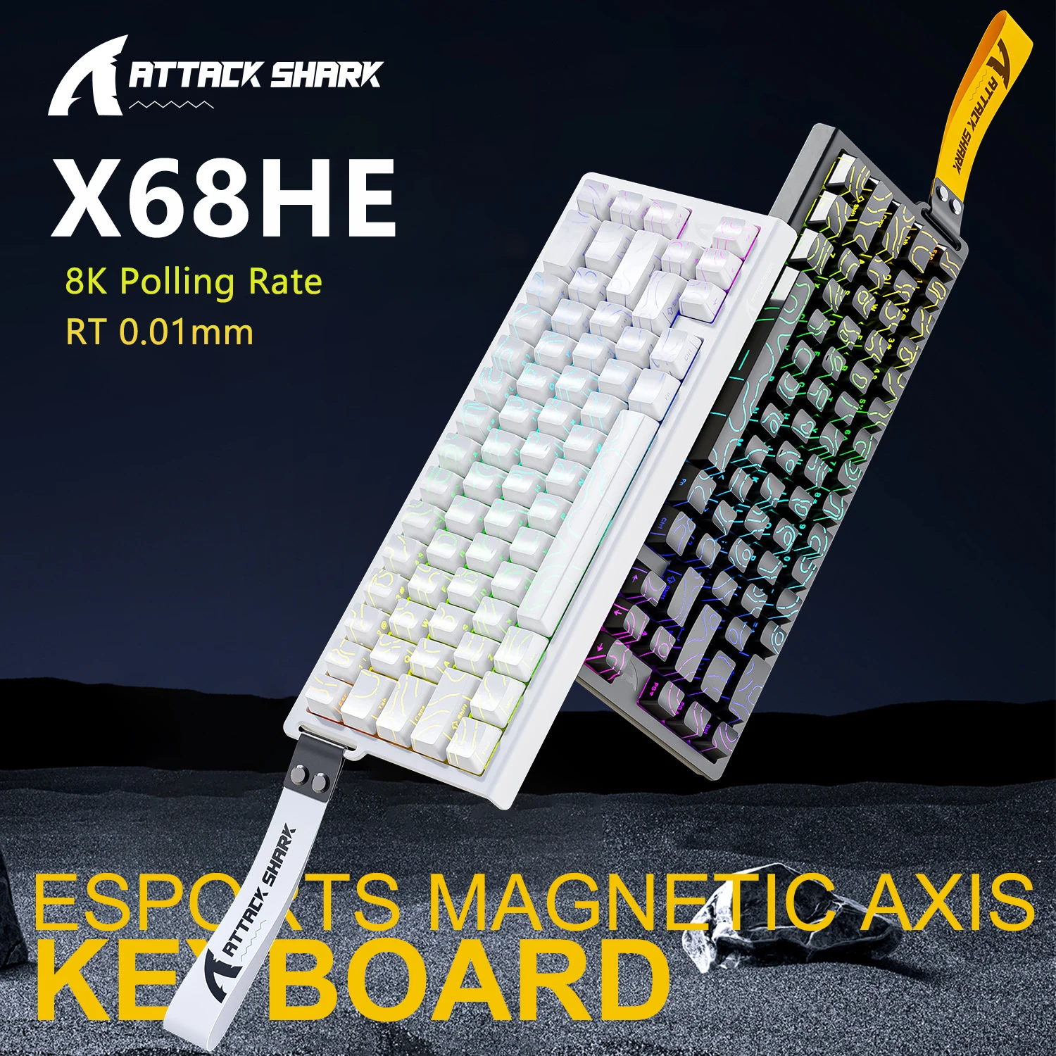ATTACK SHARK X68HE Magnetic Me - Tablet Accessories Gifts ulasan dan harga
