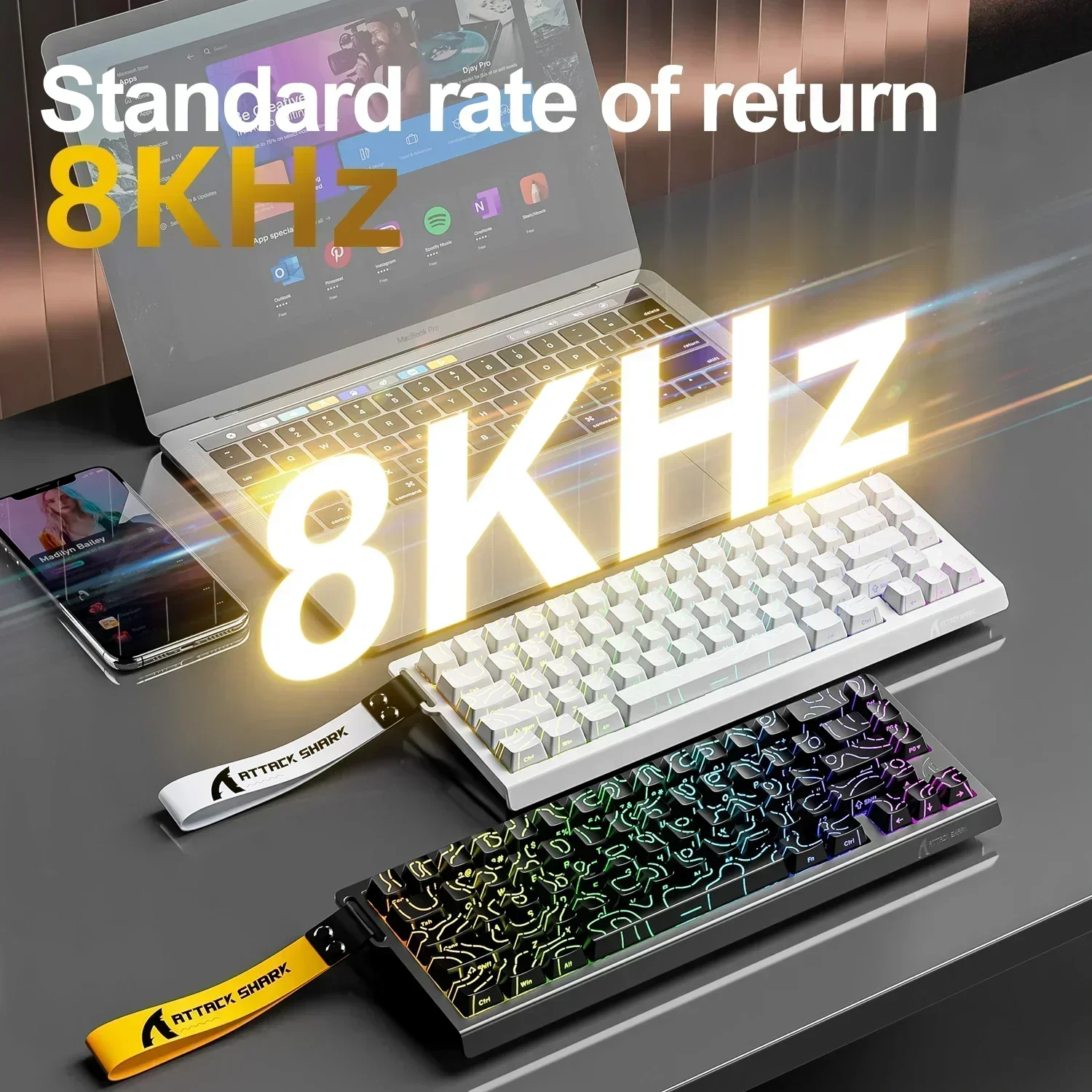 ATTACK SHARK X68HE Magnetic Me - Tablet Accessories Gifts ulasan dan harga