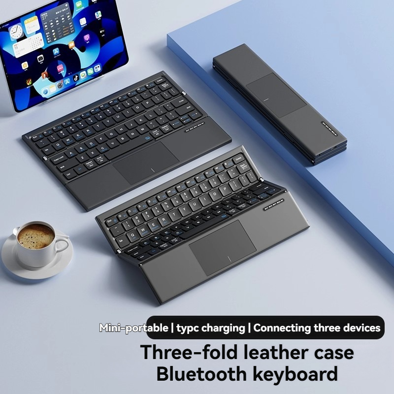 Tablet Keyboard Triple Fold wi - Tablet Accessories Gifts ulasan dan harga